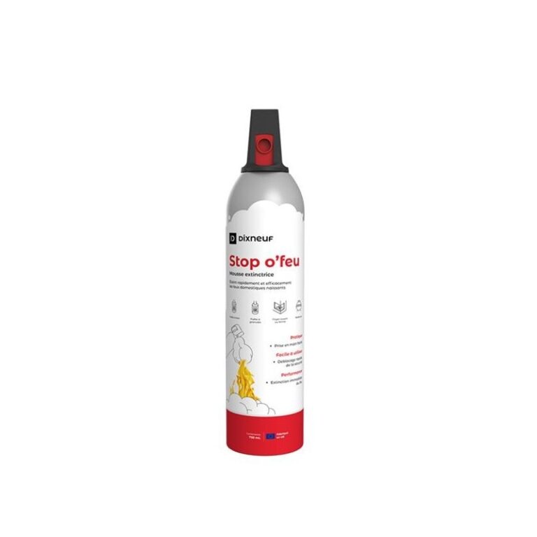 Mousse extinctrice Stop O&rsquo;Feu 750ML