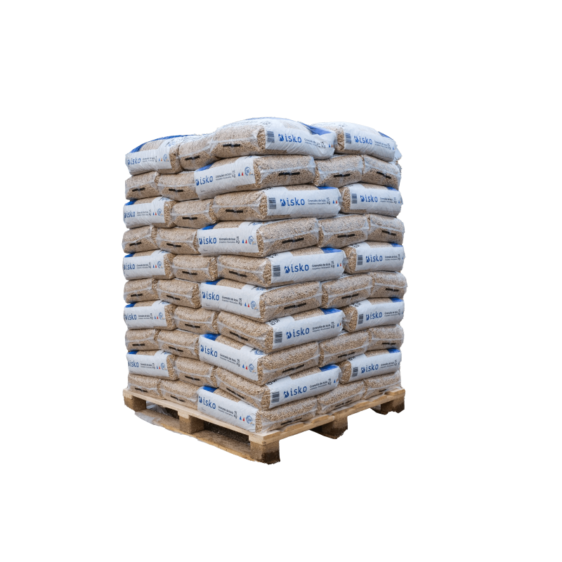 Granulés de bois ISKO – Palette de 70 sacs 1050kg
